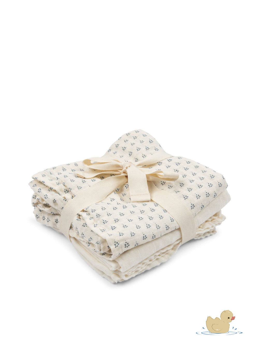 Bellini 3 Pack Muslin Cloth, Punto Blu
