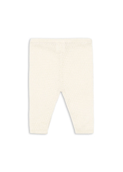 Venti Pointelle Pants, Antique White