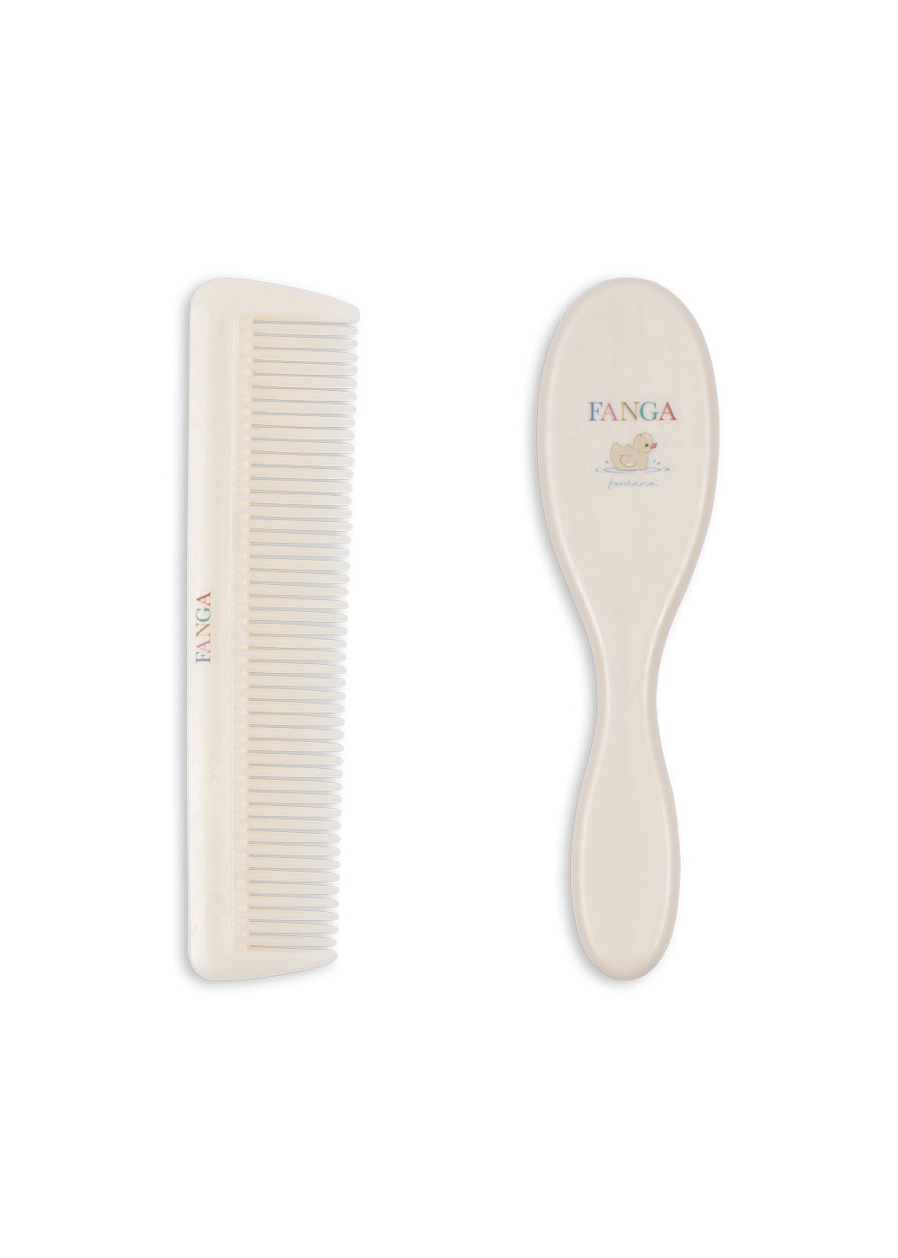 Baby Hairbrush Set, Beige