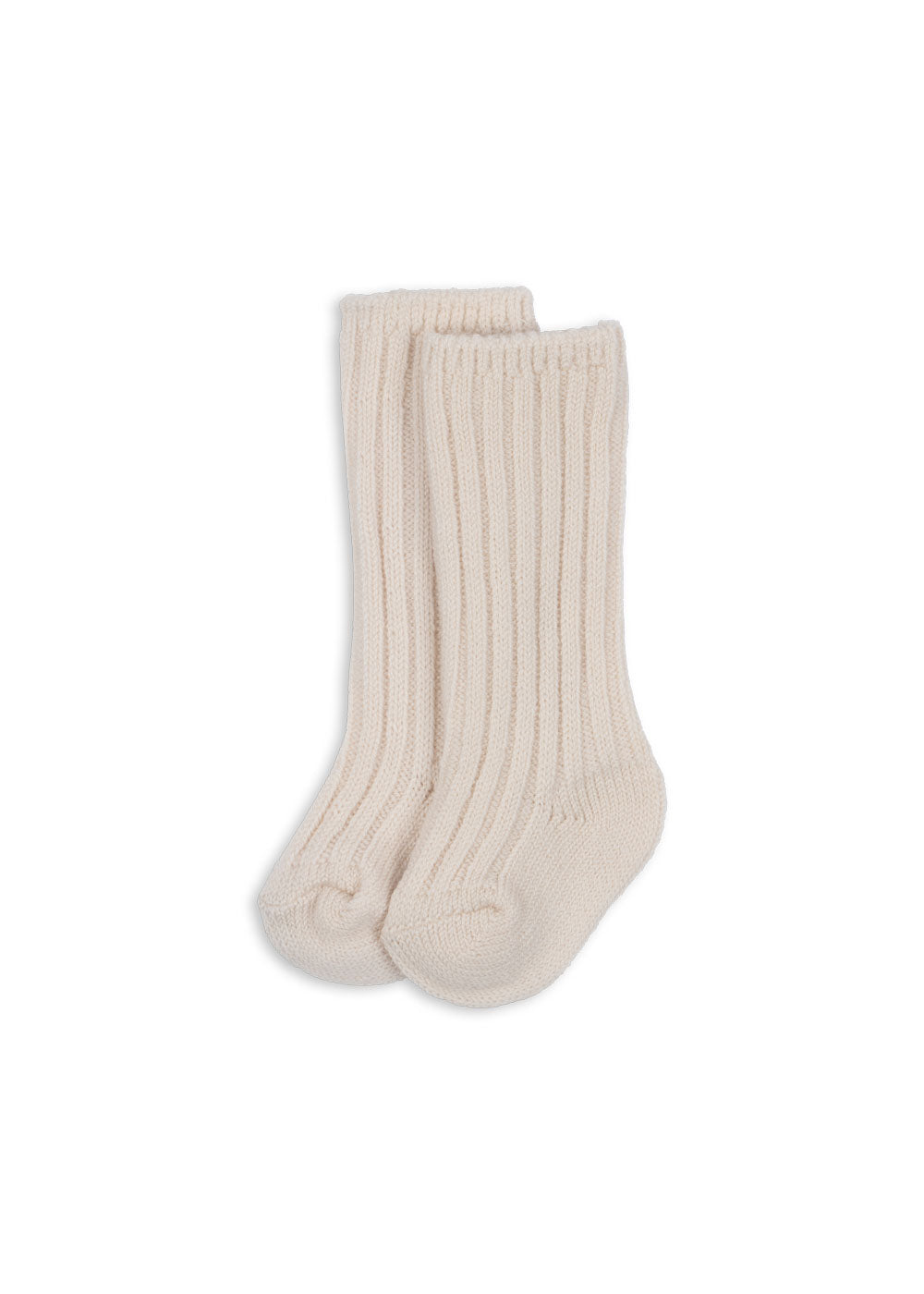 Lana Heavy Knitted Socks, Off White Melange
