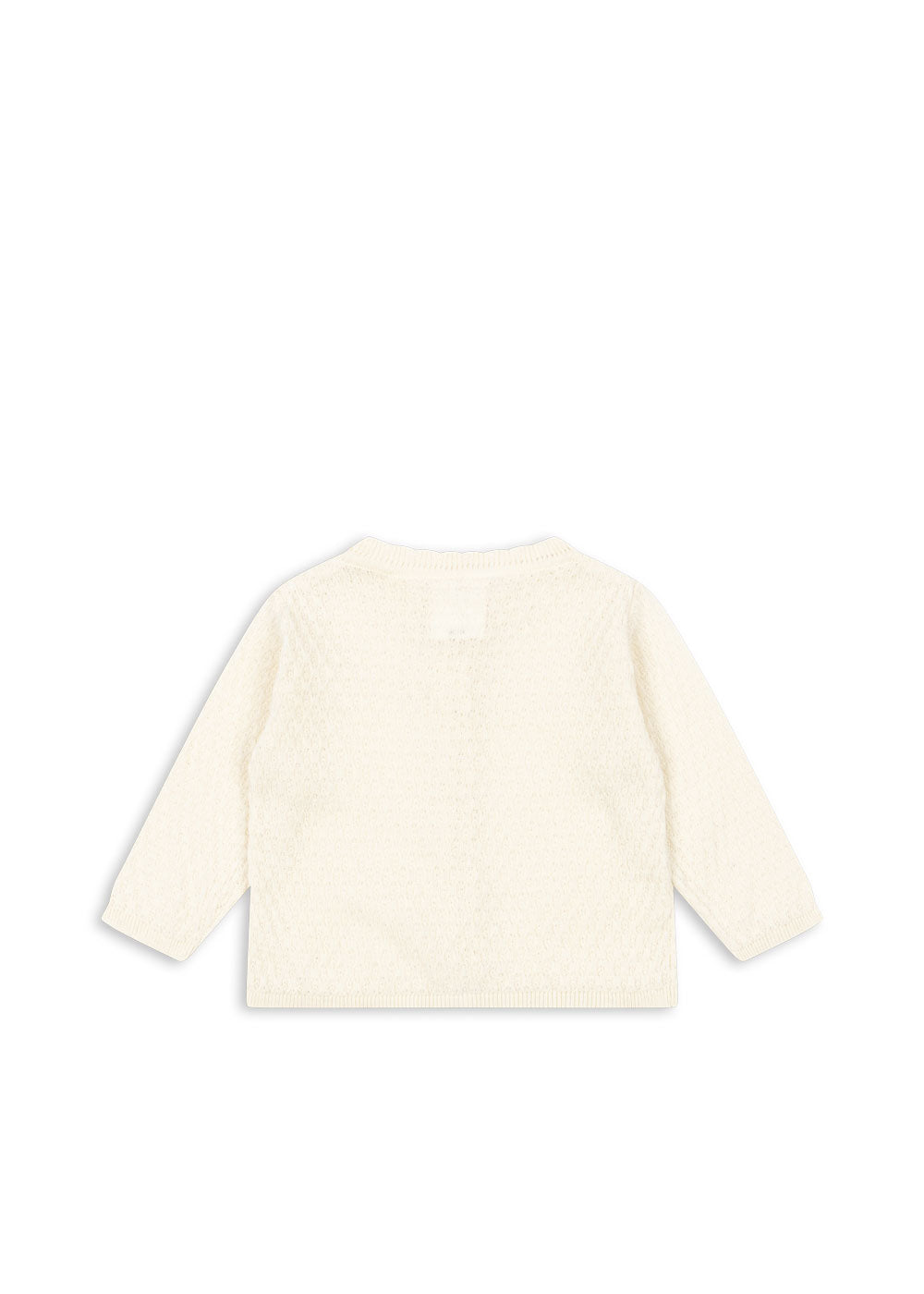 Venti Pointelle Cardigan, Antique White