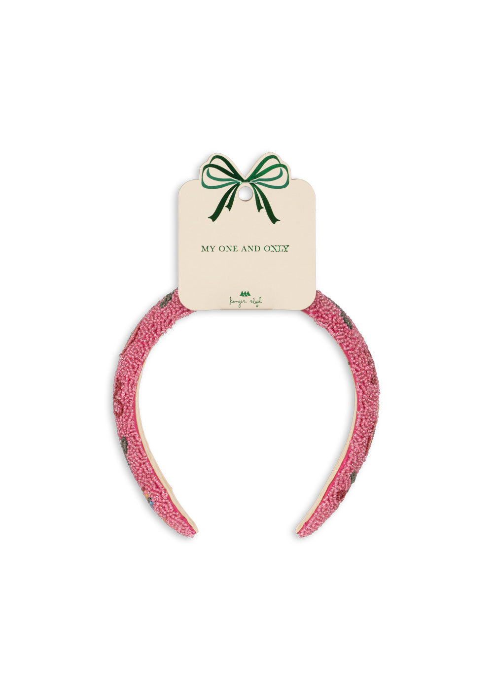 Beaded Headband, Bubblegum