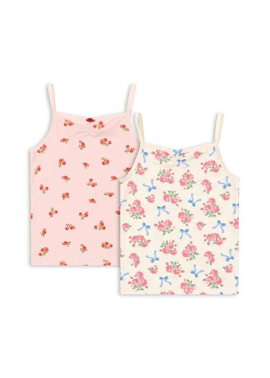 Basic 2-Pack Tank Top, Bella Rosita, Rosa Pink
