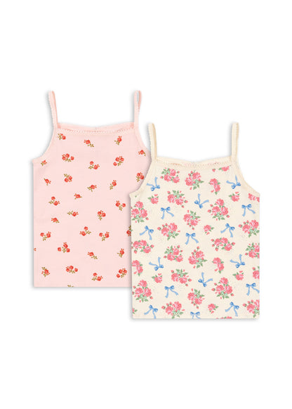 Basic 2-Pack Tank Top, Bella Rosita, Rosa Pink