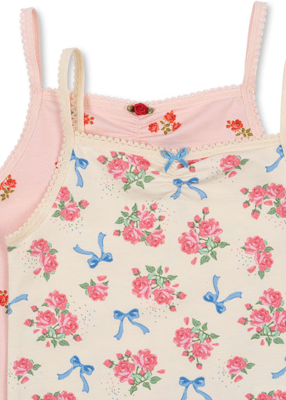 Basic 2-Pack Tank Top, Bella Rosita, Rosa Pink