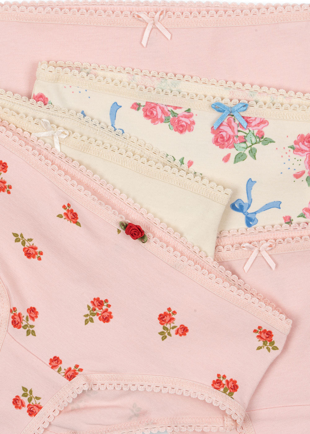 Basic 5 Pack Girl Underpants Mix