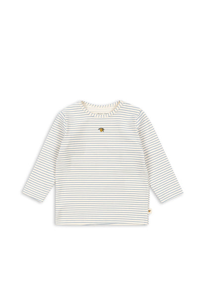 Basic Blouse GOTS, Stripe Blue