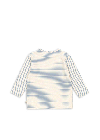Basic Blouse GOTS, Stripe Blue