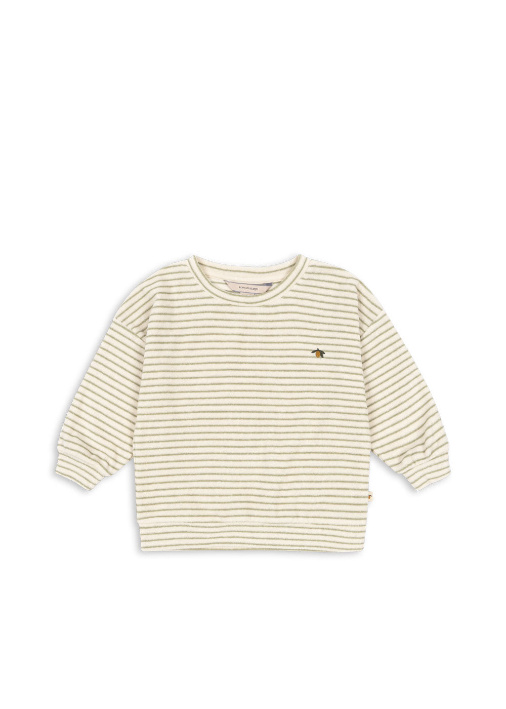 Itty Sweat Shirt, Tea Stripe