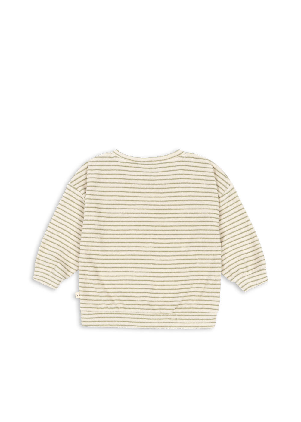 Itty Sweat Shirt, Tea Stripe