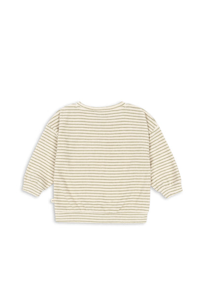 Itty Sweat Shirt, Tea Stripe