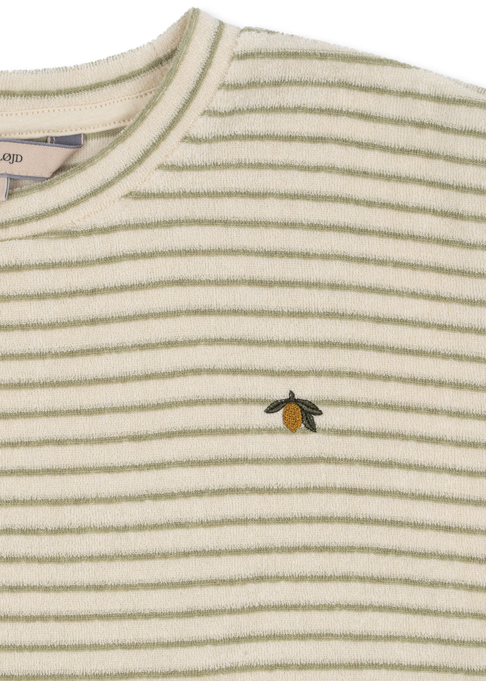 Itty Sweat Shirt, Tea Stripe