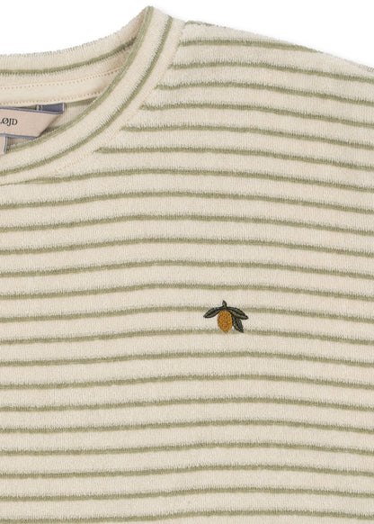 Itty Sweat Shirt, Tea Stripe