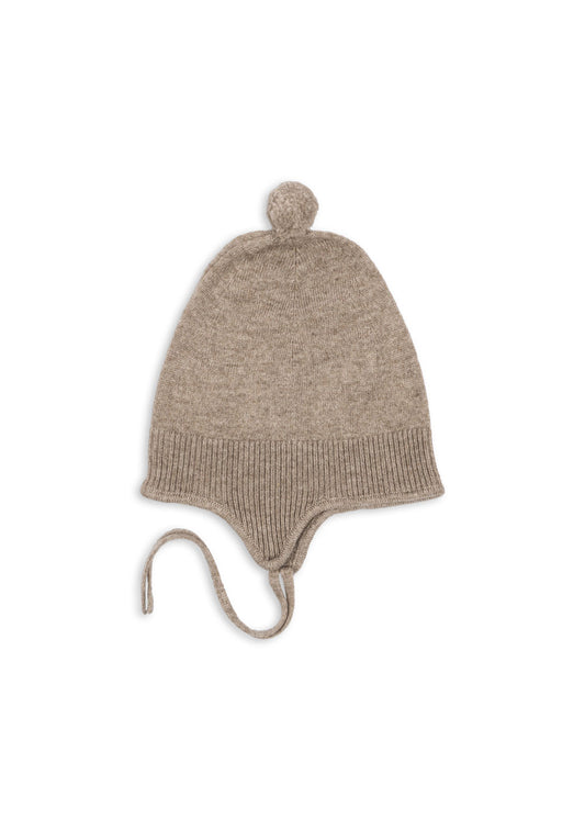 Mattou Knit Hat, Light Brown