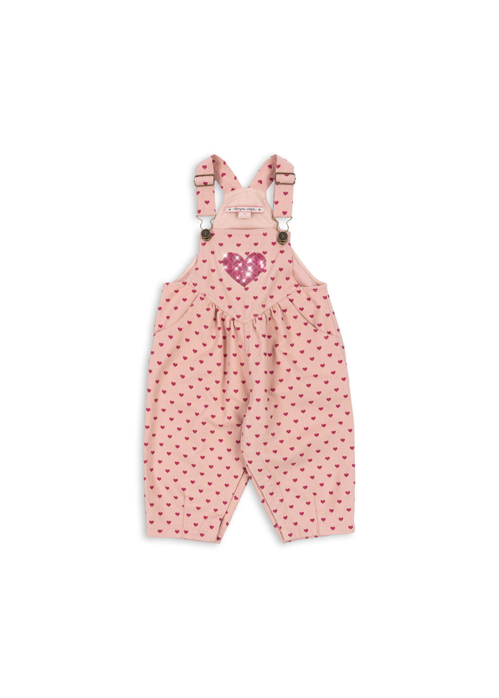 Nola Sequin Overalls, Berry Coeur