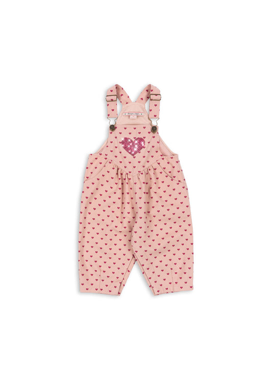 Nola Sequin Overalls, Berry Coeur