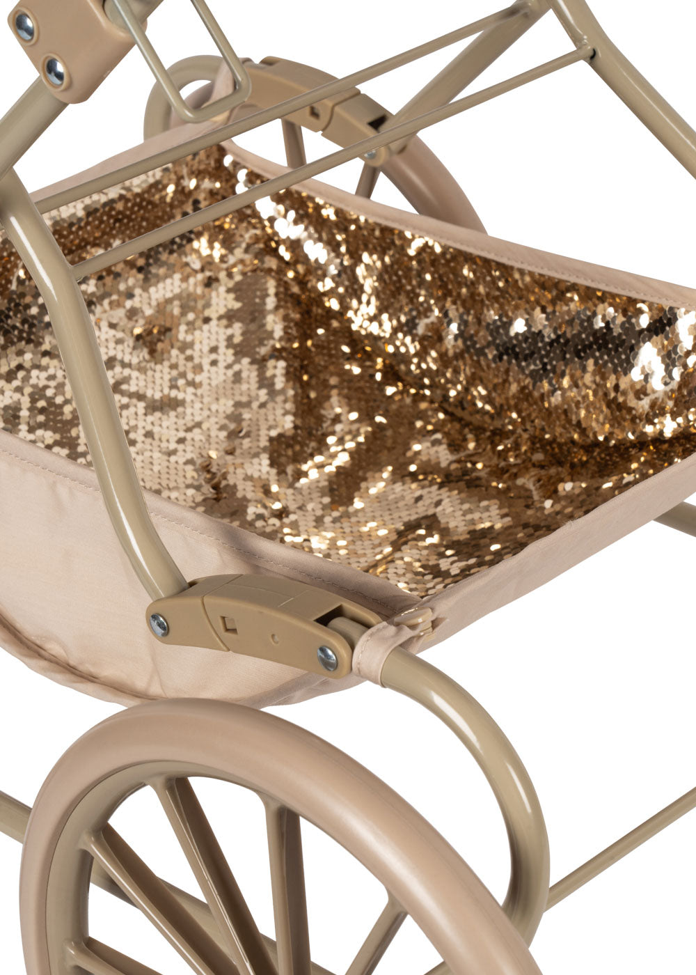 Konges Slojd Sparkly Doll Pram, Cherry
