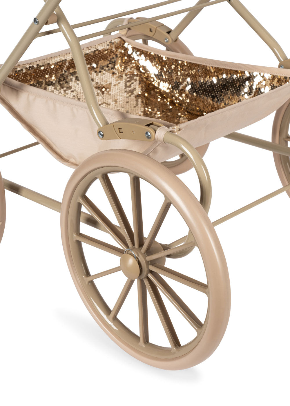 Konges Slojd Sparkly Doll Pram, Cherry
