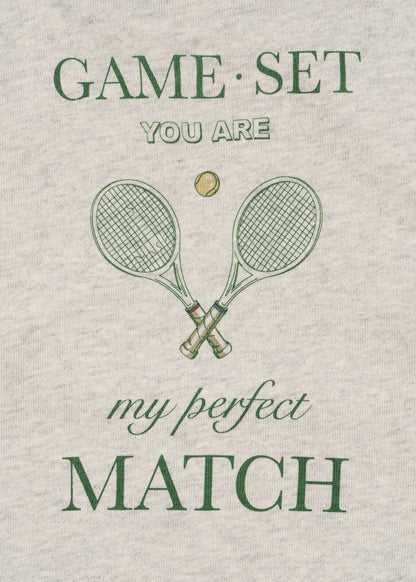 Spotty LS Polo, Off White Melange