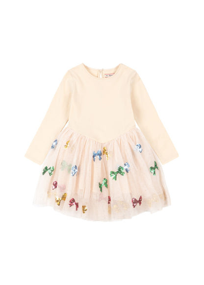 Yvonne Ballerina Dress, Bow Colore