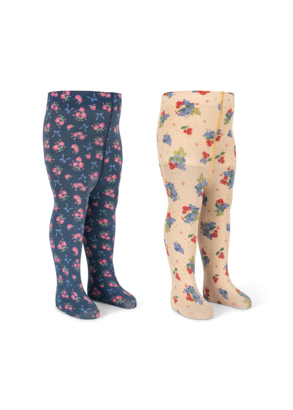 2 Pack Printed Tights, Verona Blues