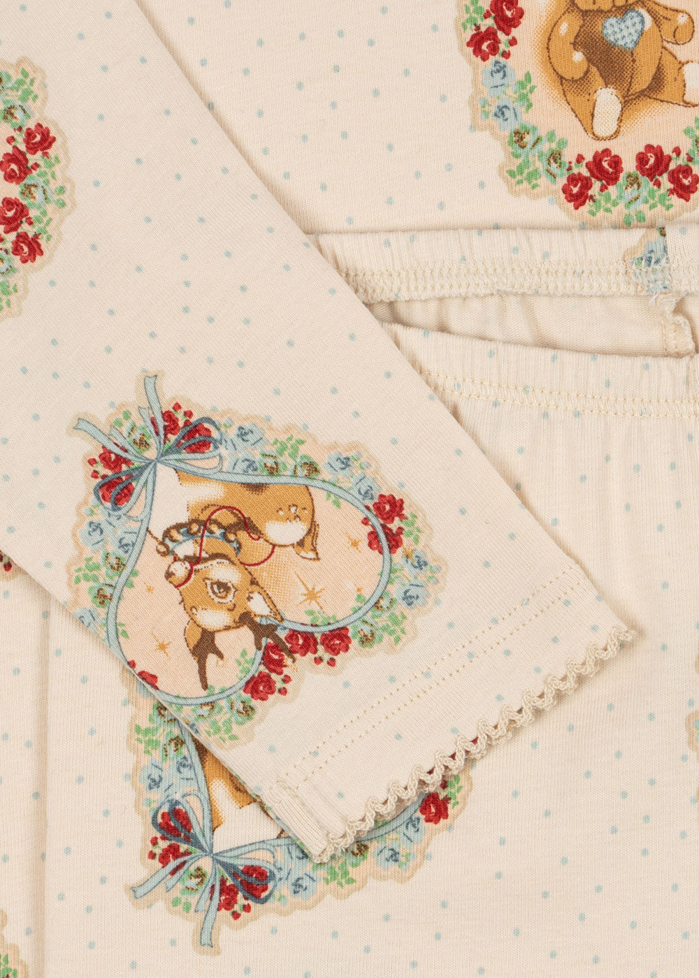 Basic Blouse/Pants Set, Deer Diary