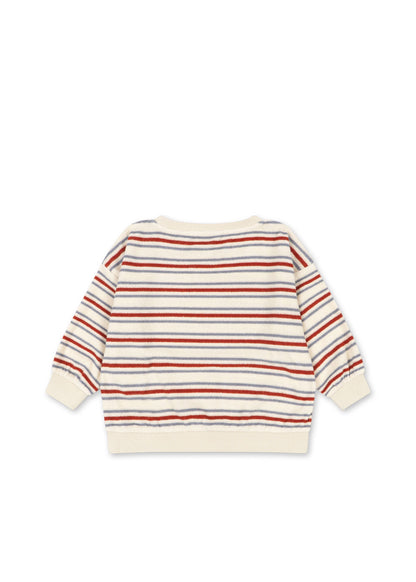 Itty Rib Sweat Shirt, Stripe Winds