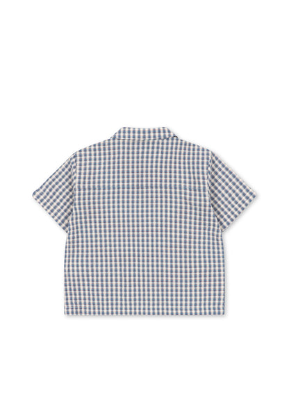 KIM SS SHIRT GOTS, Captains Check