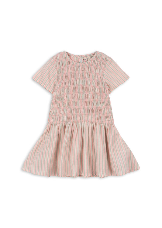 Luli Dress, Blush Stripe