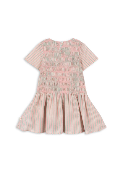 Luli Dress, Blush Stripe