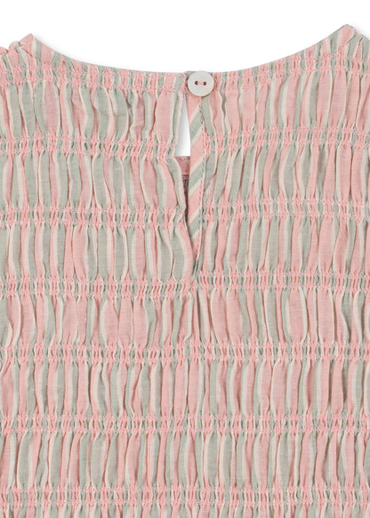 Luli Dress, Blush Stripe