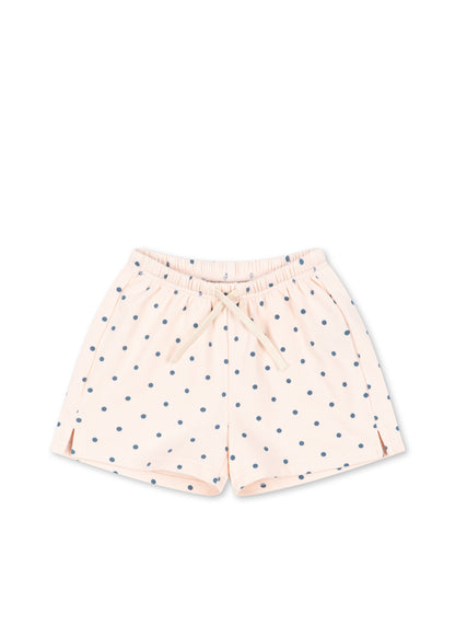 Spotty Sweat Shorts, Rosewater Dot