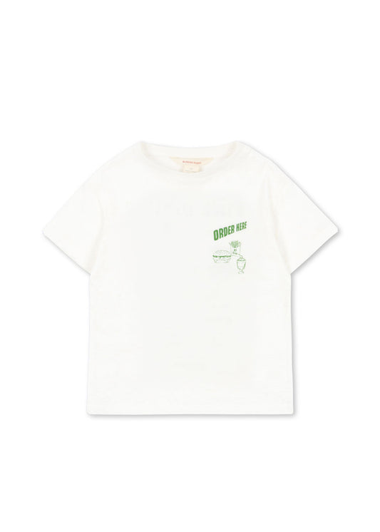 Era Tee, Off White/Fine Dining