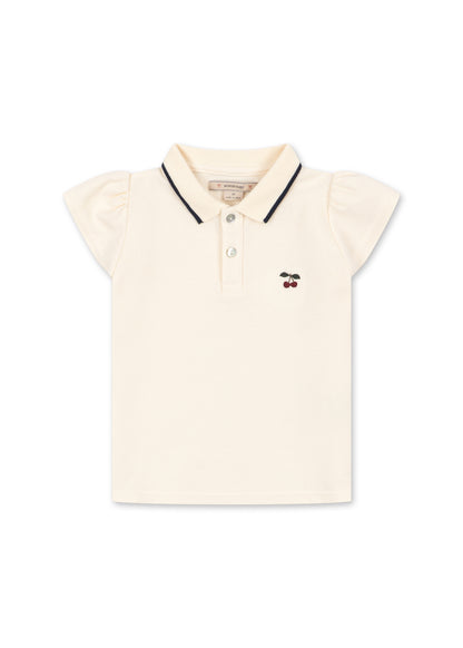 Florita Polo Shirt, Antique White