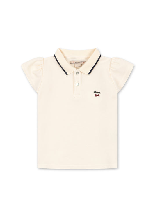Florita Polo Shirt, Antique White