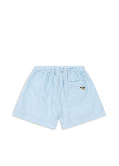 Fran Shorts, Blue Check