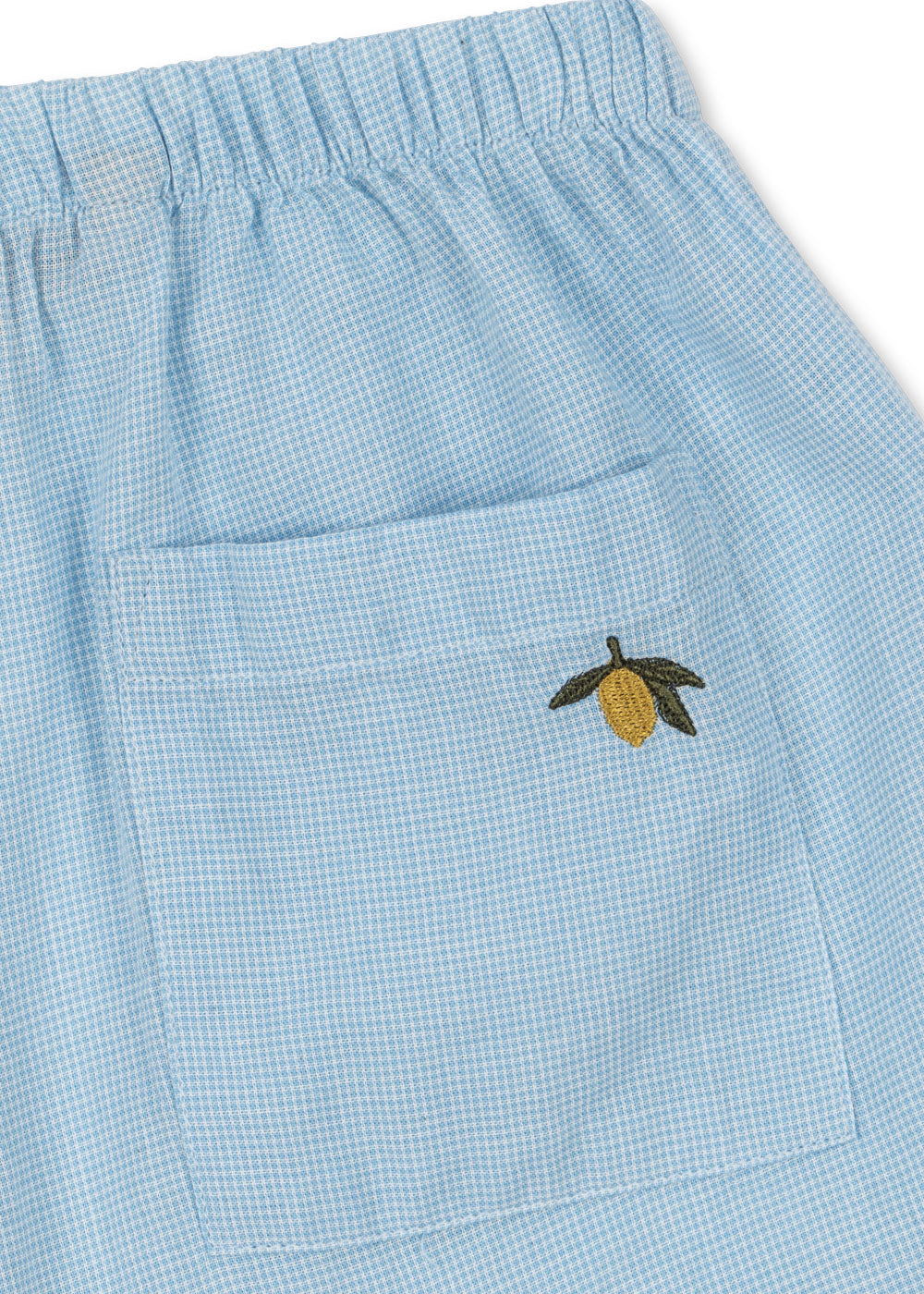 Fran Shorts, Blue Check