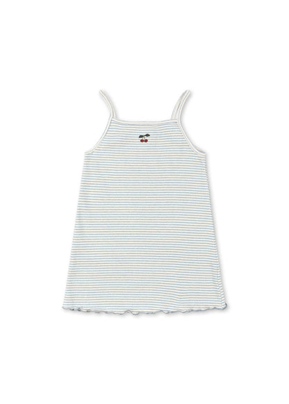 Roli Strap Dress, Sleet Stripe