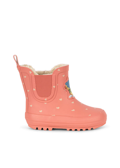Printed Rain Boot, Couer Feathers
