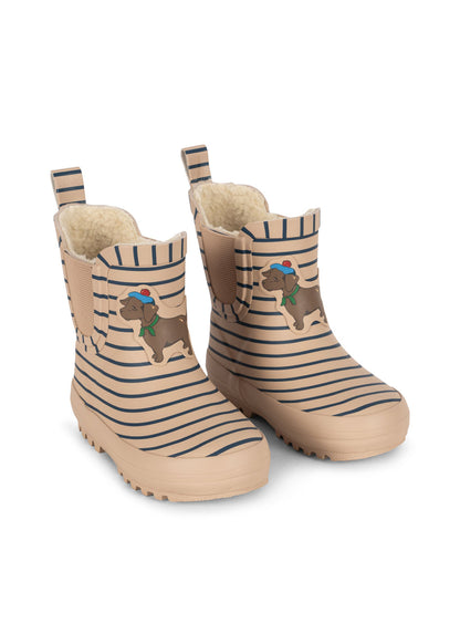 Printed Rain Boot, Stripe La Mer