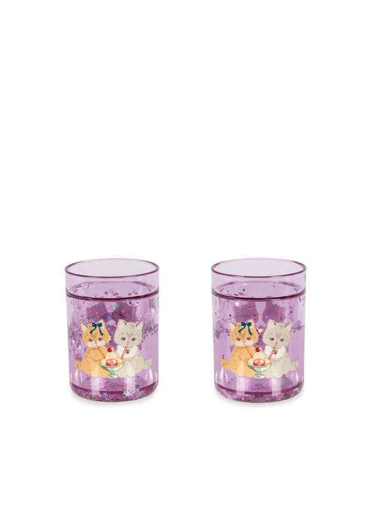 2 Pack Glitter Cups, Kitty Gelateria