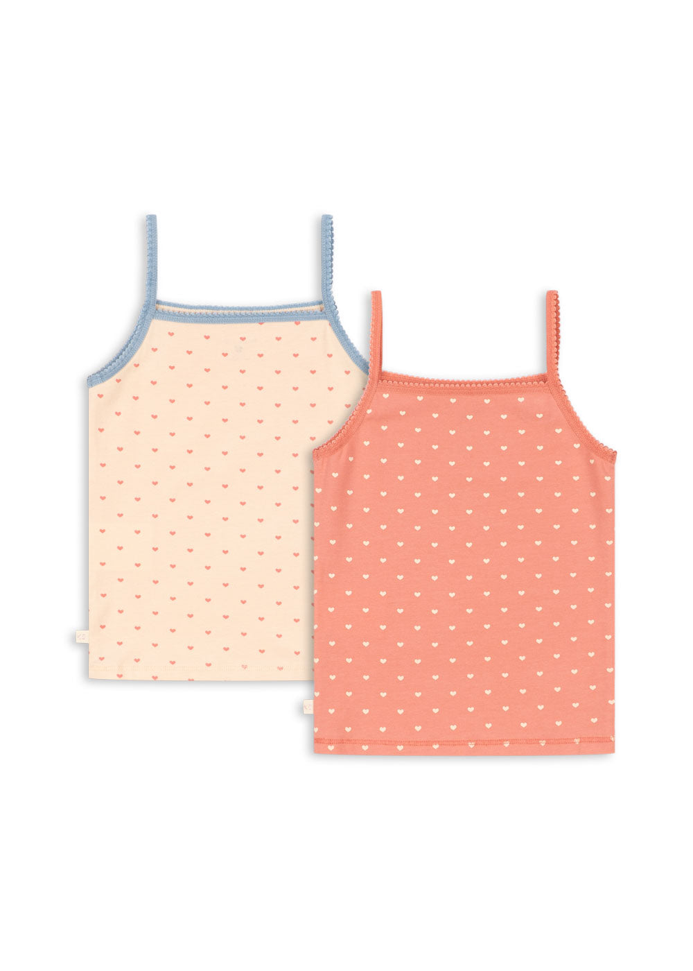Basic 2 Pack Strap Top, Coeur Lantana/Teddy
