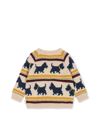 Belou Knit Sweater, Piccolo Scottie