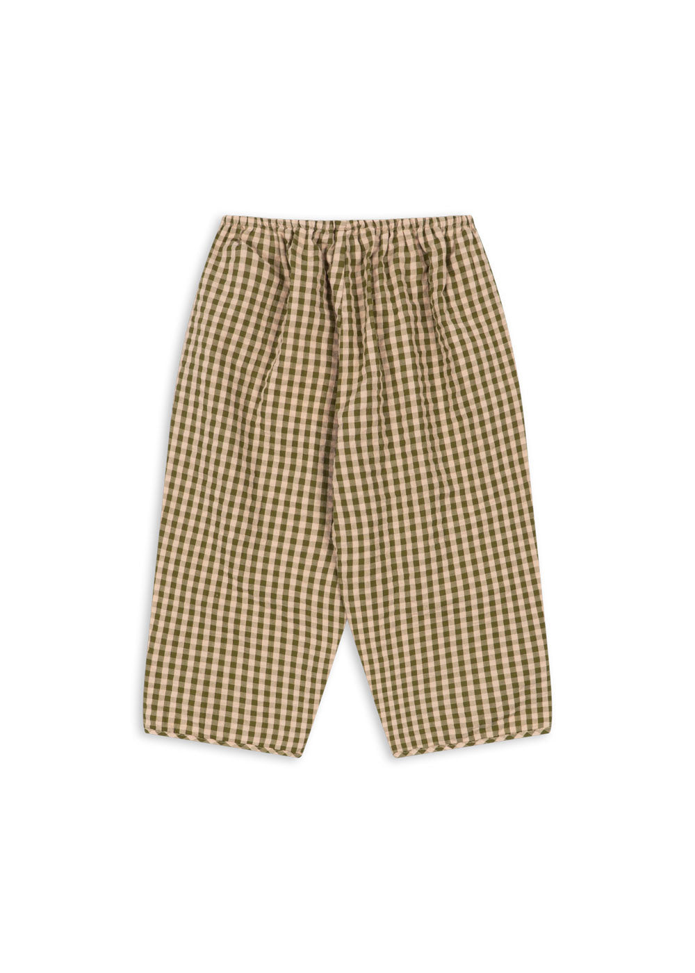 Kim Slit Pants, Avocado Check
