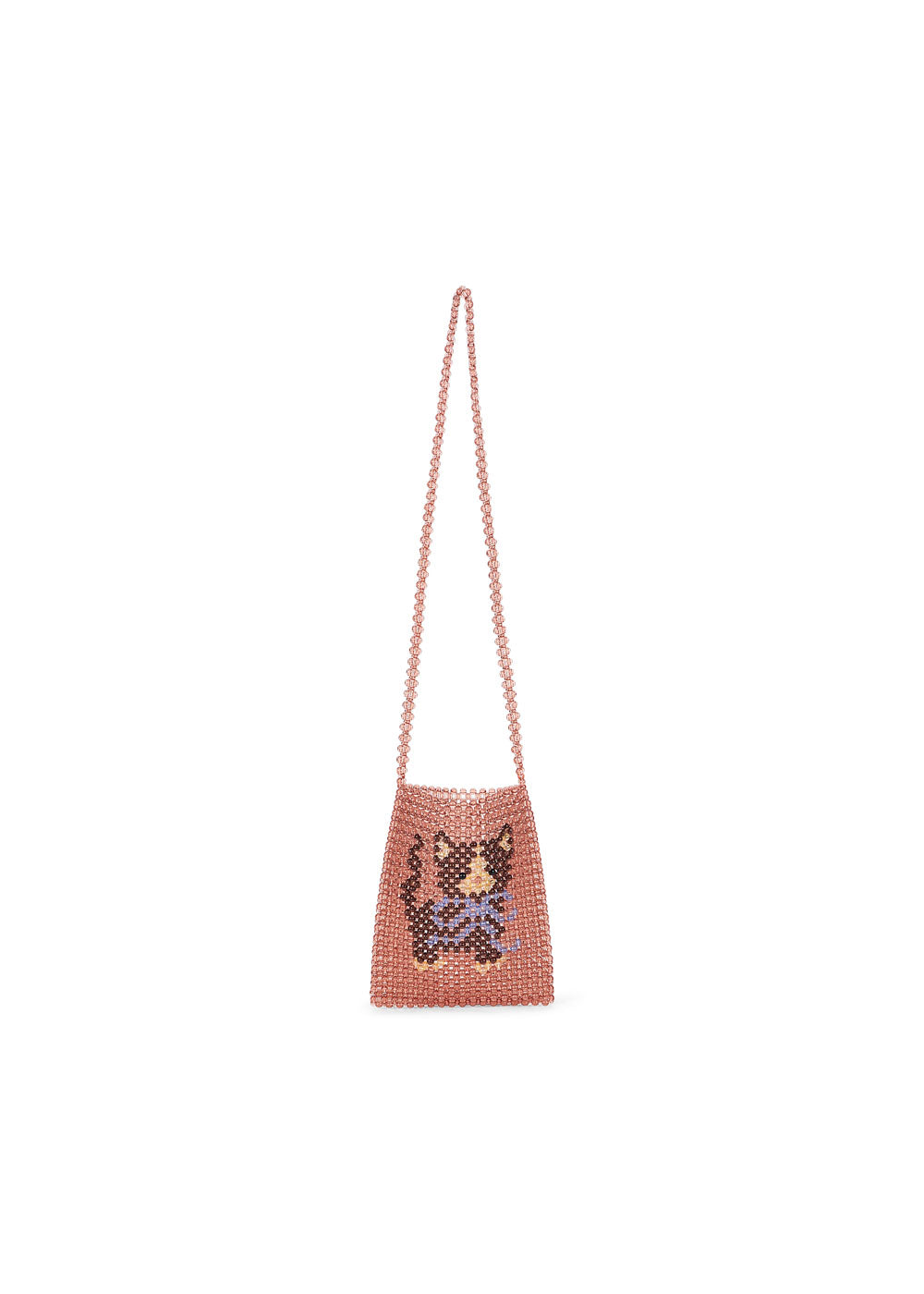 Kitty Pearls Cross Body Bag, Mellow Rose