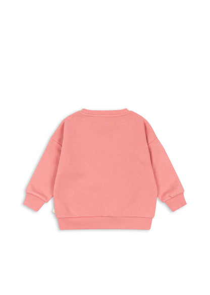 Lou Sequin Sweat Shirt, Peach Blossom