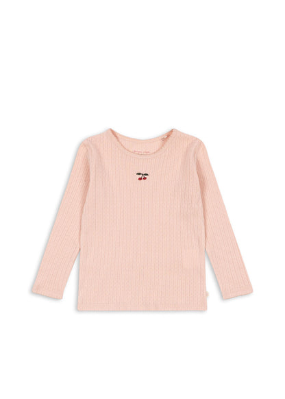 Minnie Blouse Gots, Pale Blush