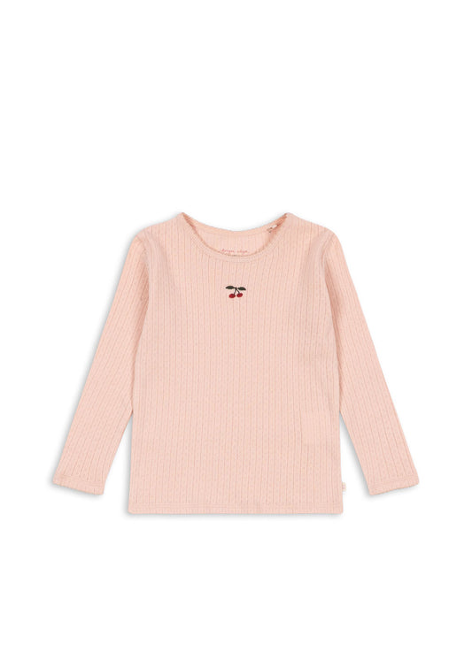 Minnie Blouse Gots, Pale Blush