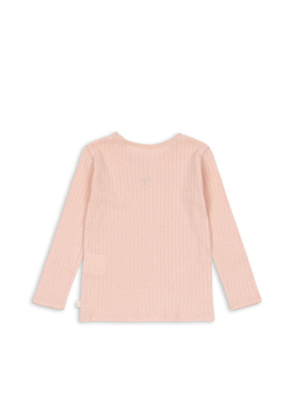 Minnie Blouse Gots, Pale Blush