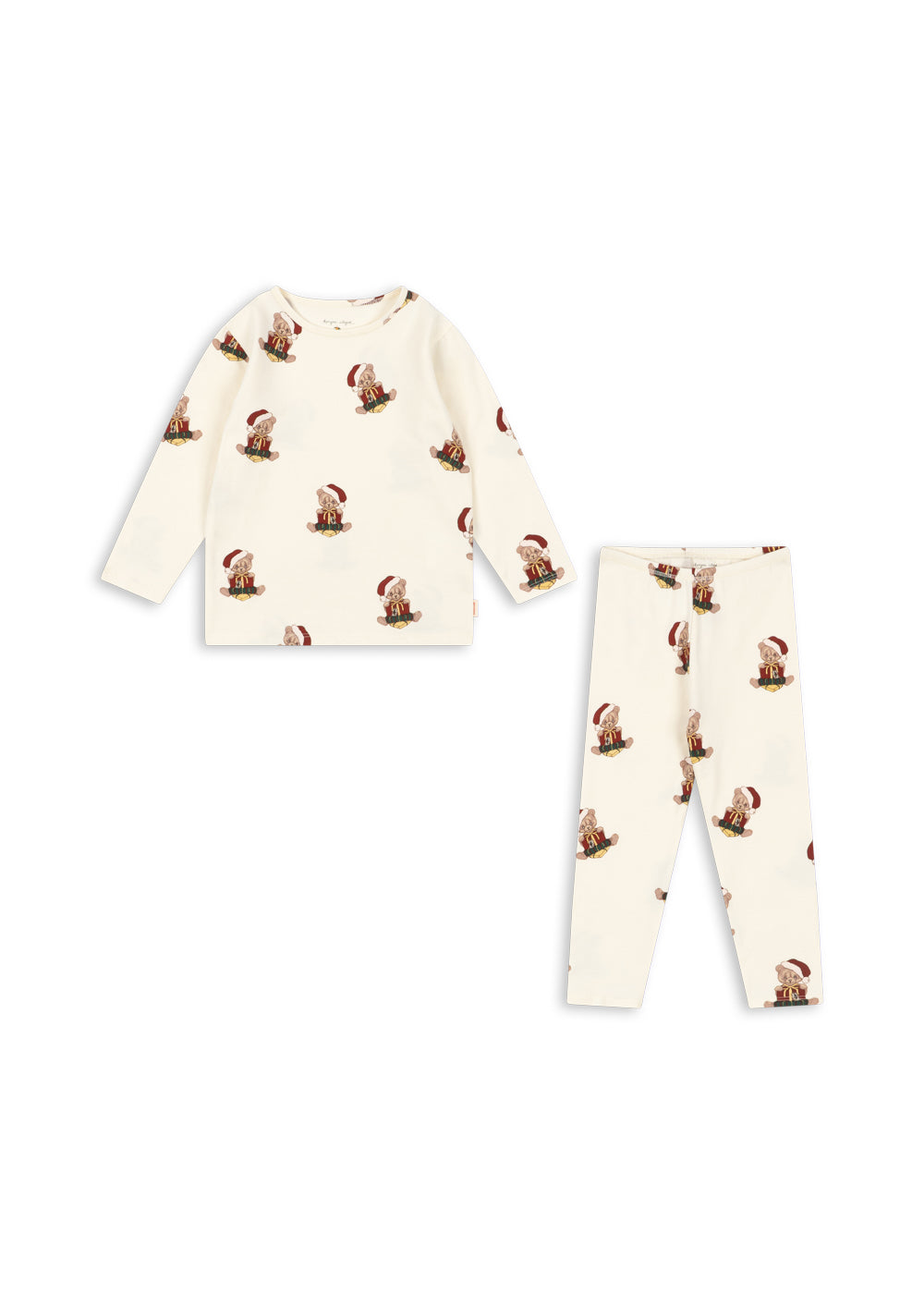 Basic Blouse/Pants Set, Teddy Bear